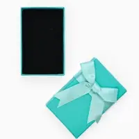 Набор короборчек подарочных 6 шт.  под набор &laquo;Тиффани&raquo; с крупным бантом, 5&times;8&times;2.5,цв тиффани (1031990