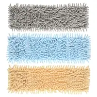 Насадка для швабры тм Vetta, 10х40см, 95 гр., &laquo;Лапша&raquo;,  микрофибра