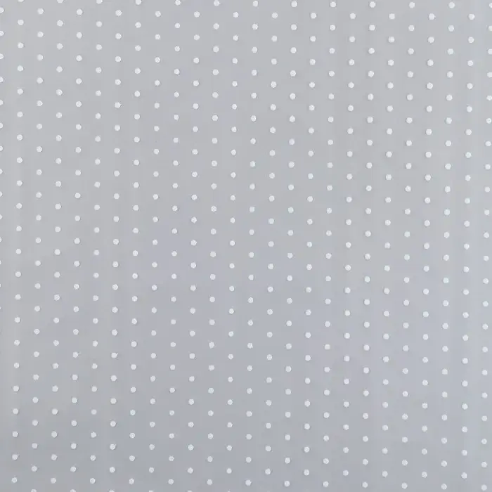 Плёнка для цветов упаковочная матовая &laquo;Горошек белый&raquo; 0.7 х 8 м, 40 мкм