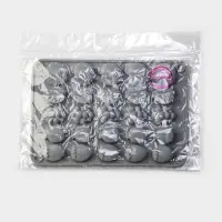 Форма для мармелада Доляна «Фрукты», силикон, 21,3×14,4×1,5 см, 25 ячеек (3×2 см), цвет серый