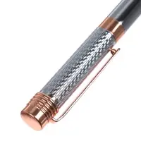 Ручка подарочная Calligrata. VIP, шариковая, поворотная, в футляре кожзам, корпус серебристый с золотым