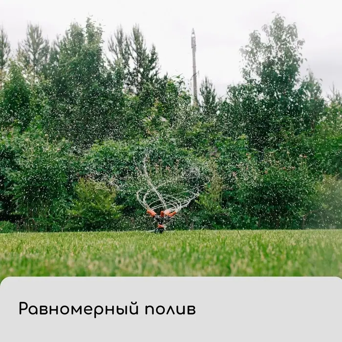 Распылитель 5−лепестковый, штуцер под шланги 1/2" (12 мм) − 3/4" (19 мм), пика, пластик, «Жук»