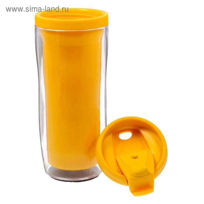 Термостакан под вставку Соломон «Вид 4», 350 мл, жёлтый Термостакан под вставку Соломон «Вид 4», 350 мл, жёлтый