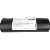 Мешки для мусора ПНД 120л 9мкм 50шт/рул черный 68x100