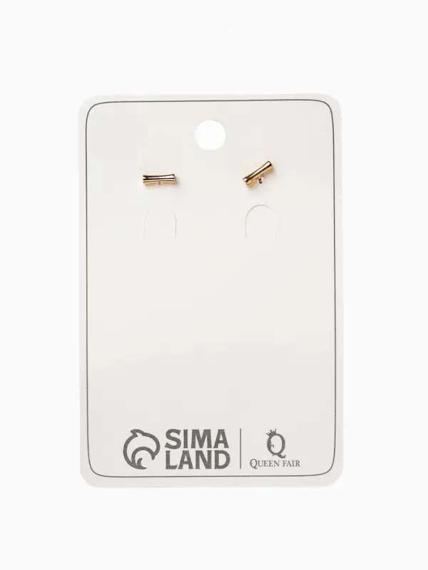 Серьги пластик &laquo;Ягодка&raquo;, черешня, красные в золоте