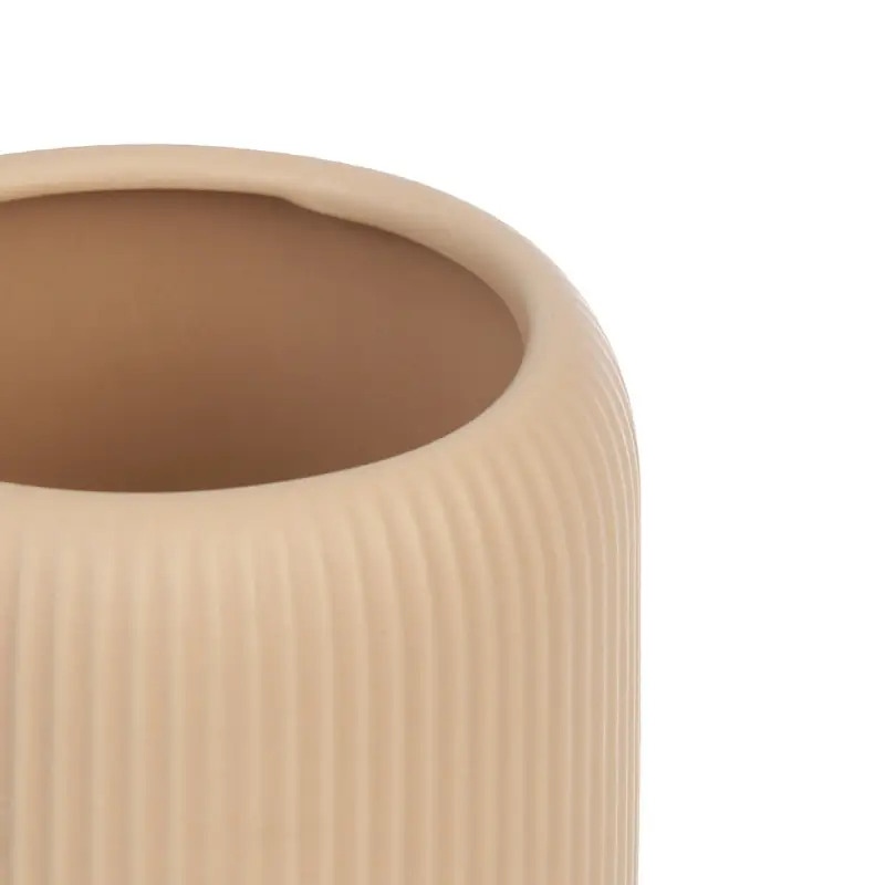 Стакан для ванной комнаты тм VETTA Монтана, доломит, бежевый, 7,5х7,5х10,5см