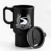 Термокружка автомобильная, 450 мл, &laquo;Удачи на дороге&raquo;, сохраняет тепло 4 ч, 12&times;17 см