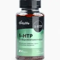 5 HTP триптофан витамины для настроения и сна, контроль веса, 60 капсул