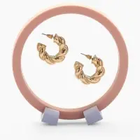 Подставка для украшений &laquo;QF. Круг&raquo;, 11.5&times;11.5&times;4.5 см, розовая