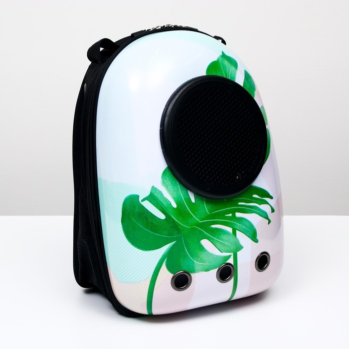 Рюкзак для переноски кошек и собак  Рюкзак для переноски кошек и собак "Лист", с окном, 32 х 25 х 42 см