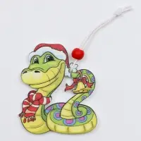 Елочные игрушки &laquo;Змея&raquo;, в деревянной подарочной упаковке, 12 шт.