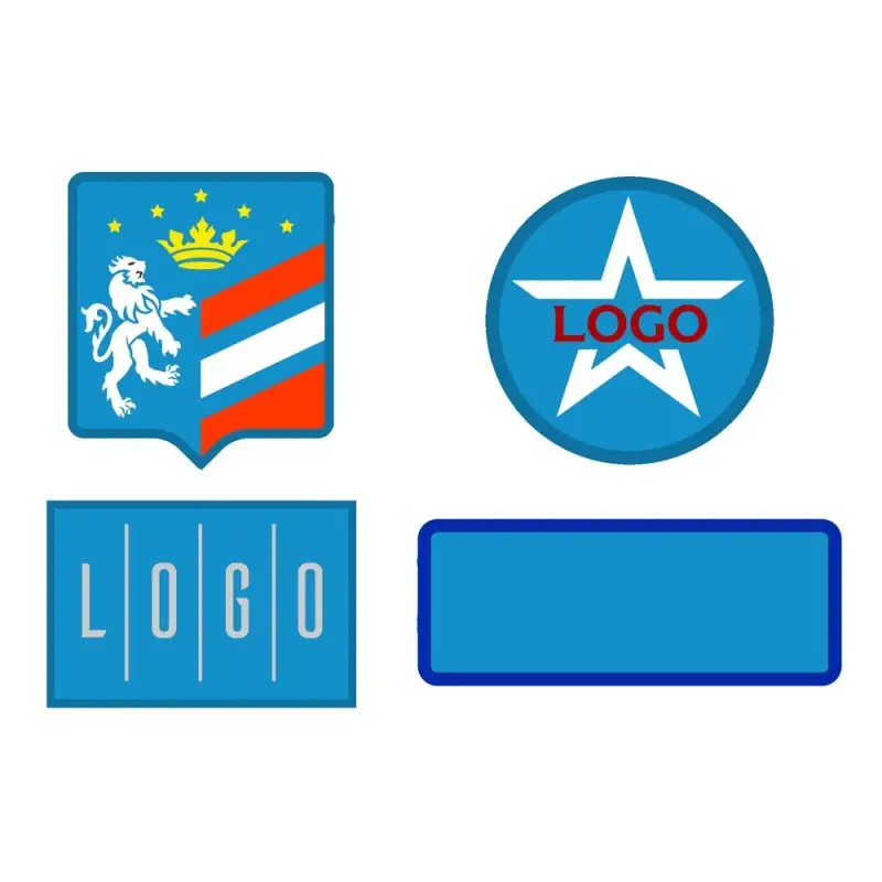 Шеврон из габардина Gabo M, голубой Шеврон из габардина Gabo M, голубой