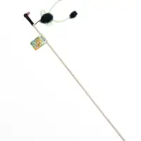 Дразнилка - удочка &laquo;Норковое чудо&raquo;, на деревянной палочке