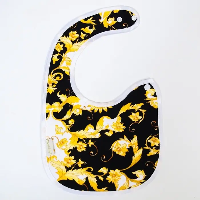 Нагрудник/слюнявчик для кормления M&B &laquo;Lux Style&raquo; на кнопке