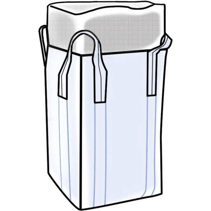 Биг Бэг 4-х стропный, 95x95x110 см., верх-юбка, дно глухое 1200 кг СПб