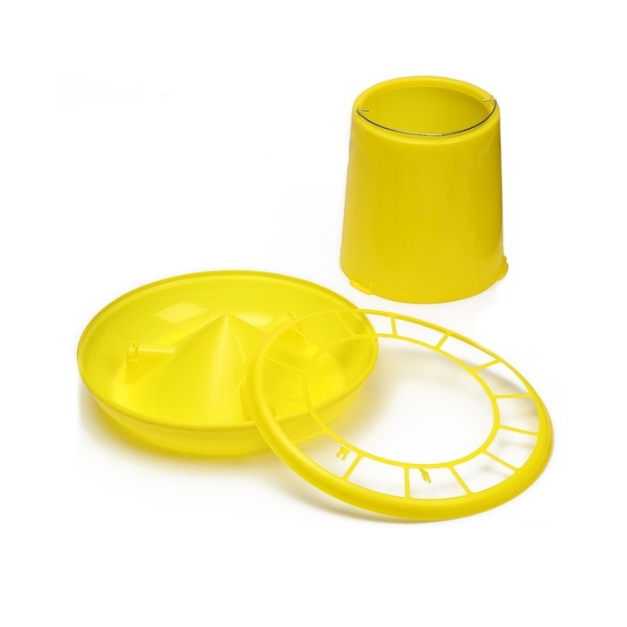 Кормушка бункерная для домашней птицы на 10 кг, пластик, Greengo Кормушка бункерная для домашней птицы на 10 кг, пластик, Greengo