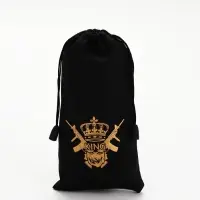 Стопки в чехле &laquo;Король&raquo;: нержавеющая сталь, набор 3 шт.&times;30 мл