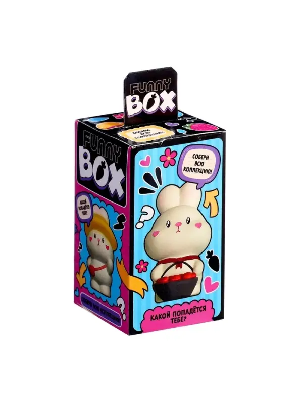 Игрушка - сюрприз Funny box WOOW TOYS &laquo;Зайки&raquo;: детский брелок, наклейки