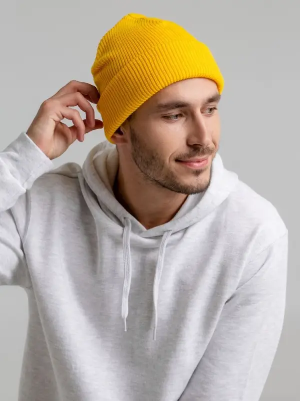 Шапка Life Explorer, ярко-желтая Шапка Life Explorer, ярко-желтая