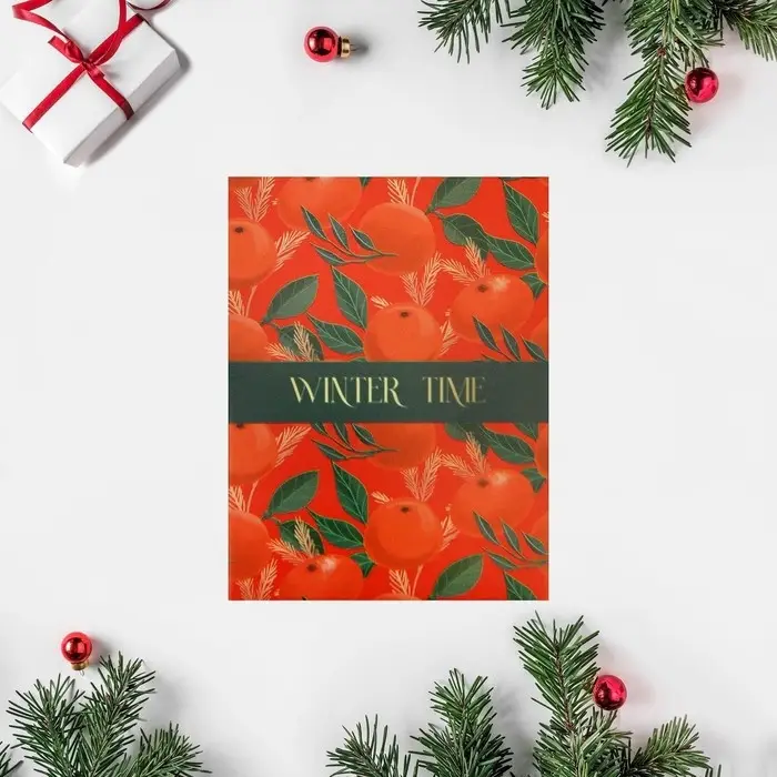 Набор открыток-комплиментов "Новогодние" в наборе 26 шт, 8 х 6 см Набор открыток-комплиментов "Новогодние" в наборе 26 шт, 8 х 6 см