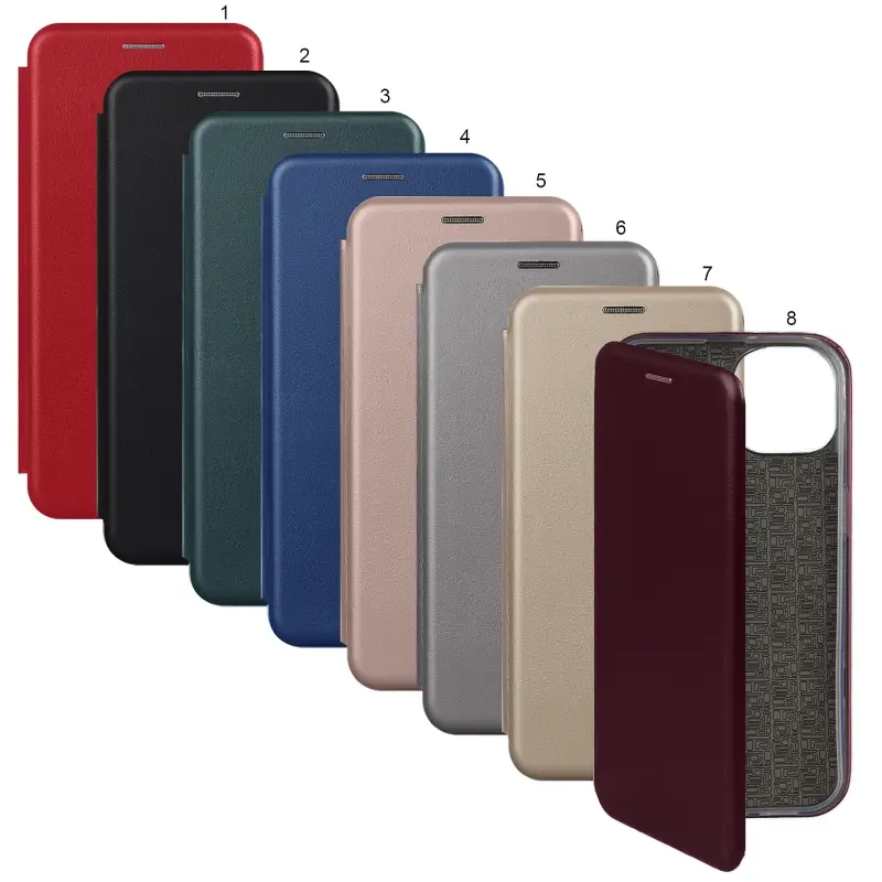 Чехол-книжка iPh 14 цвета в ассортименте