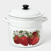 Кастр.цил.борт. 10л (белая)СА