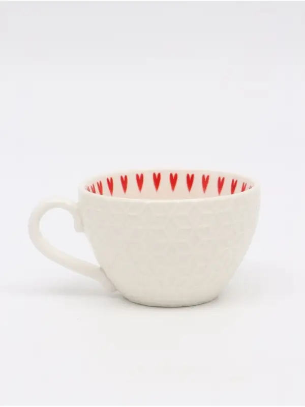 Кружка керамическая &laquo;Сердечки&raquo;, 290 мл