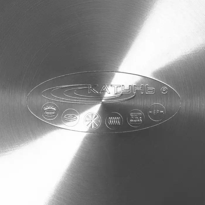 Ковш Катунь &laquo;Общепит&raquo;, 2.1 л, d=18 см, h=9 см, капсульное дно, индукция, нержавеющая сталь