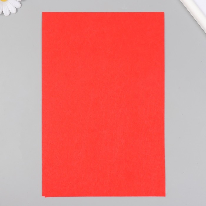 Фетр жесткий 1 мм "Красное дерево" набор 10 листов формат А4