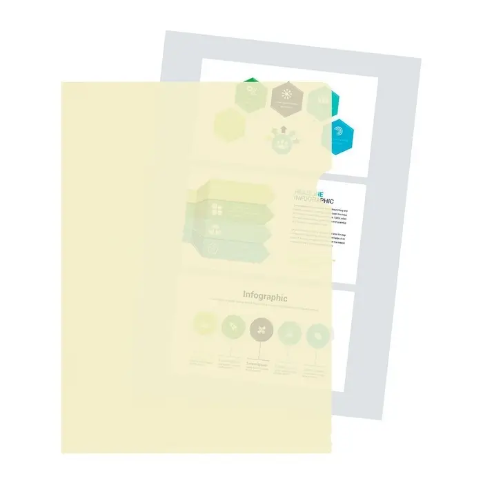 Папка уголок А4 180мкм, Calligrata DeLuxe, молочный, непрозрачный, с тиснением Папка уголок А4 180мкм, Calligrata DeLuxe, молочный, непрозрачный, с тиснением