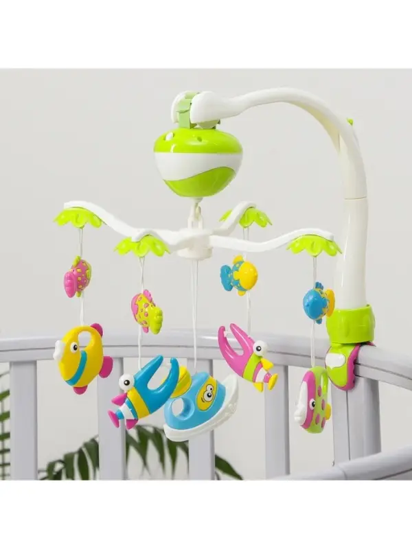 Мобиль музыкальный на кроватку Крошка Я &laquo;Кораблик&raquo;, на батарейках, виды МИКС