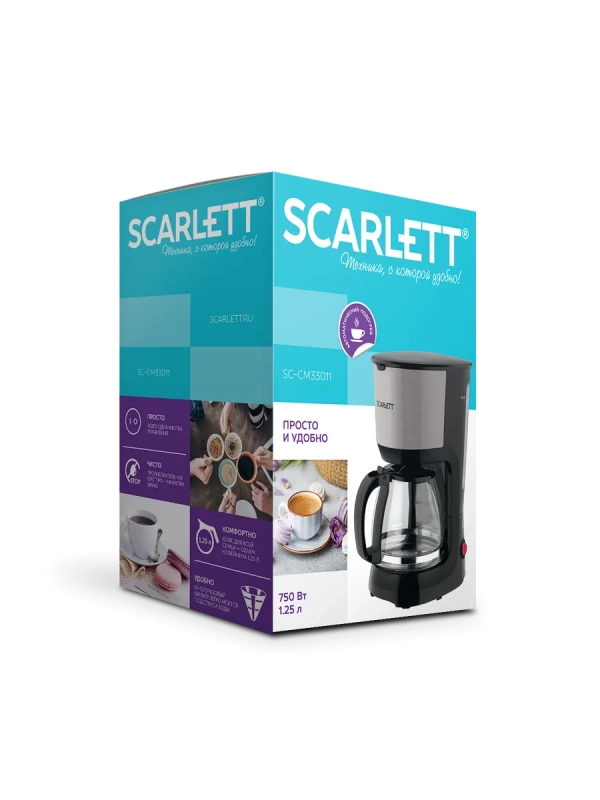 Кофеварка капельная 750мл SC-CM33011 Кофеварка капельная 750мл SC-CM33011
