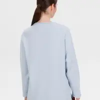 Лонгслив унисекс Siluetti Fuori, светло-голубой, размер S/M