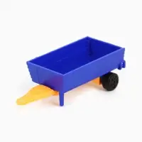 Игрушка трактор с телегой