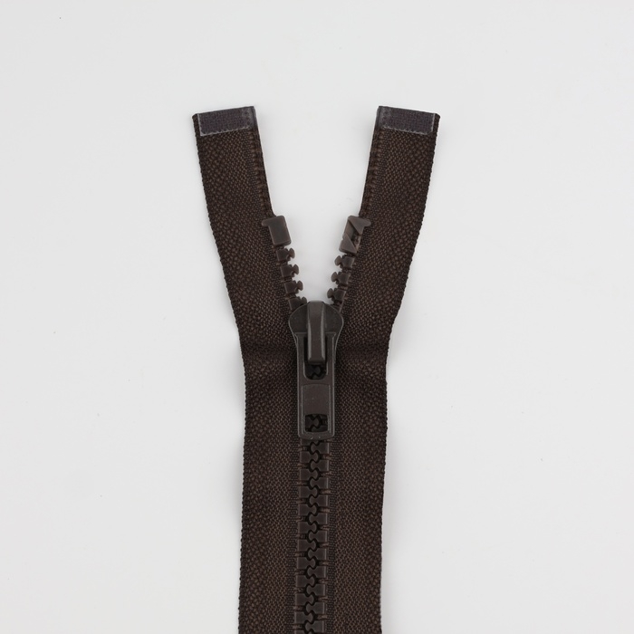 Молния «Трактор», №8, разъёмная, замок автомат, 90 см, цвет коричневый