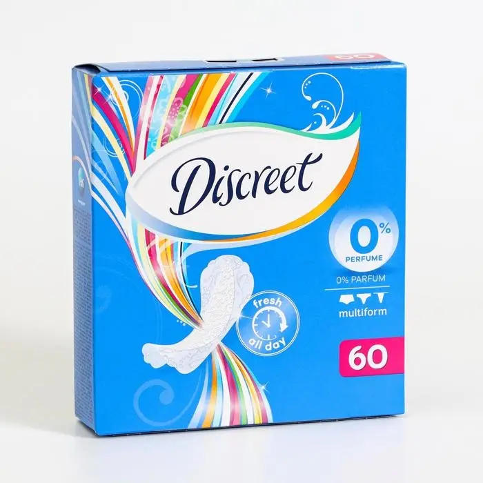 Ежедневные прокладки Discreet Air Multiform, 60 шт.