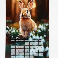 Календарь 2027 перекидной на ригеле А3 &laquo;Животные&raquo;