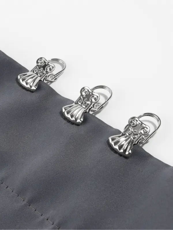 Зажим для штор &laquo;Ракушка&raquo;, 30&times;15 мм, 10 шт., цвет серебряный