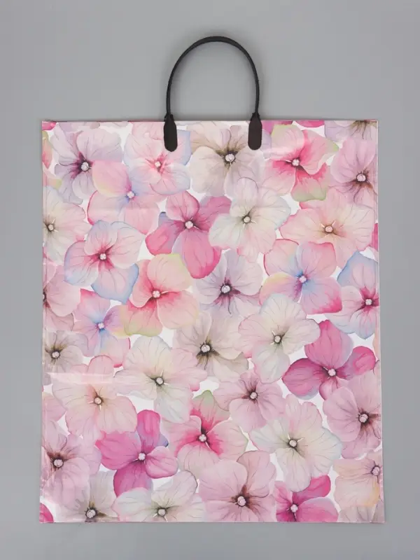 Пакет "Комплимент", полиэтиленовый с пластиковой ручкой, 38 х 45 + 3 см, 90 мкм