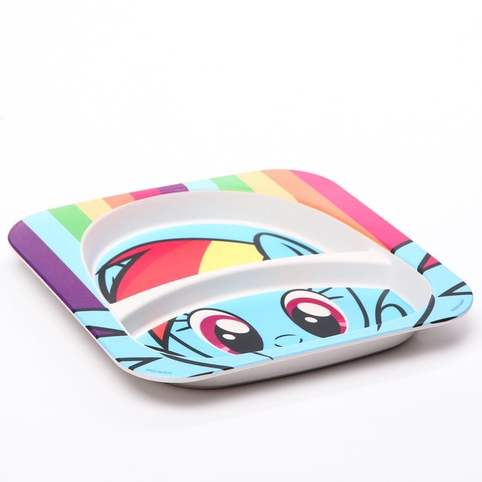 Тарелка детская, бамбук Тарелка детская, бамбук "Рэйнбоу Дэш", My Little Pony