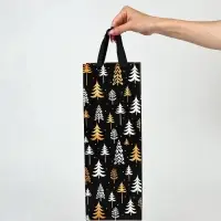 Пакет подарочный, набор 3 шт. под бутылку &laquo;С Новым годом!&raquo; 13&times;36&times;10 см