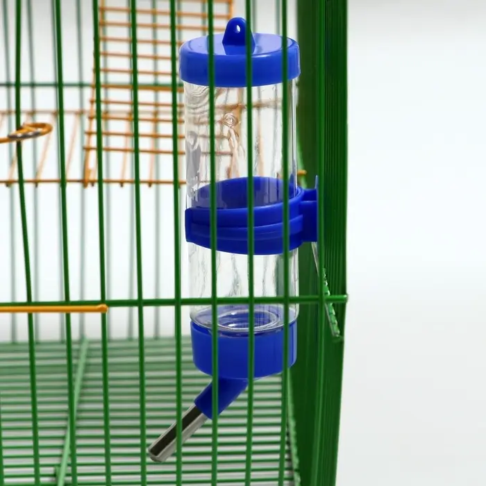 Поилка для грызунов, 125 мл, 12.5&times;4.5 см, синяя