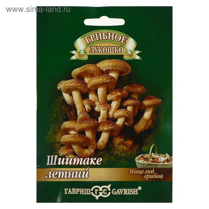 Семена Мицелий Семена Мицелий "Шиитаке "Летний", на древесном носителе, 12 шт