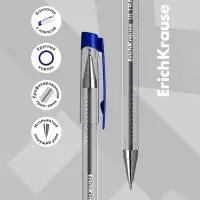 Ручка шариковая ErichKrause. ULTRA-20, синий стержень, игольчатый узел 0.7 мм