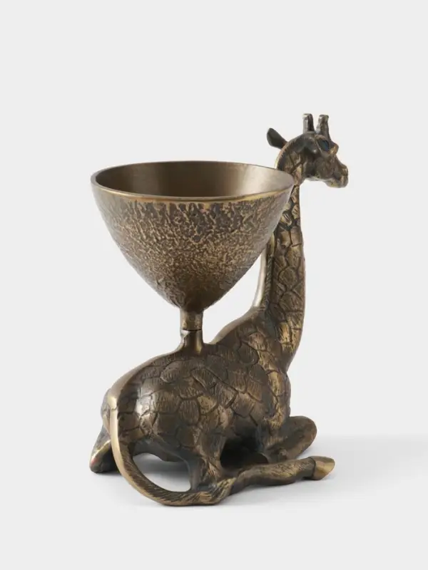 Конфетница &laquo;Жираф&raquo;, 27&times;18&times;26 см, алюминий