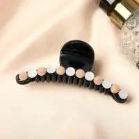 Краб для волос "Амелия" бусины, 9 см