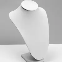 Бюст для украшений QF, 17&times;11&times;25 см, белый