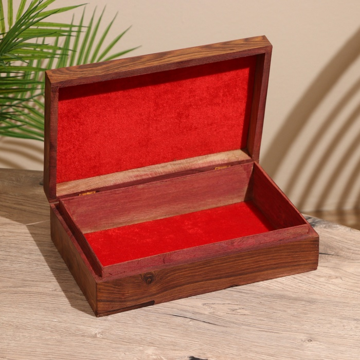 Шкатулка "Лепестки" дерево 30х20х9 см