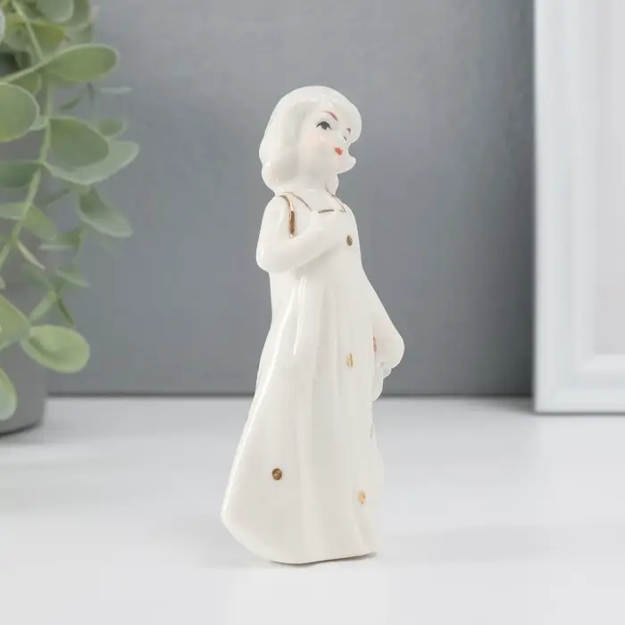 Фигурка керамика &laquo;Малышка со шляпкой&raquo;, 11&times;6&times;3 см