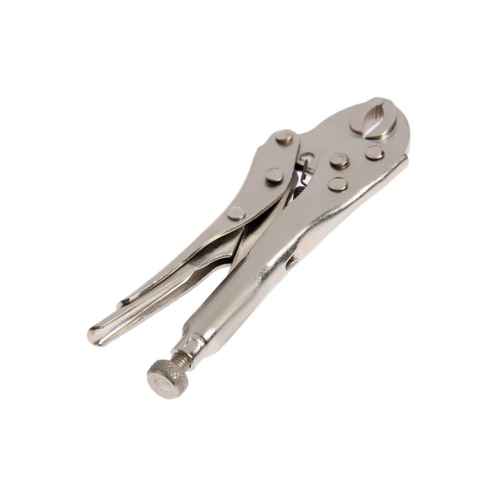 Зажим ручной ТУНДРА, полукруглый захват, с фиксатором, 125 мм Зажим ручной ТУНДРА, полукруглый захват, с фиксатором, 125 мм